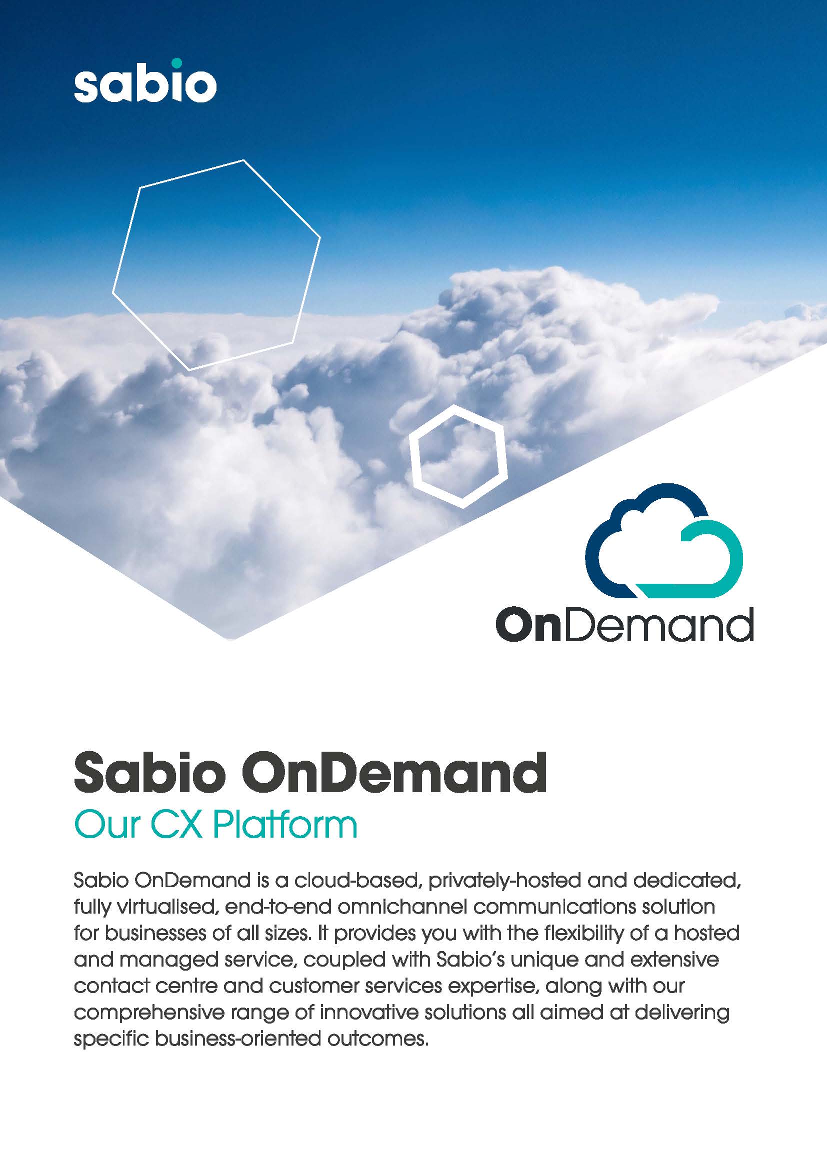 Sabio OnDemand Support Services